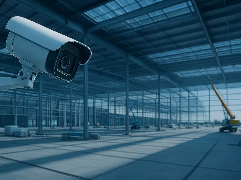 Kamery jako monitoring placu budowy